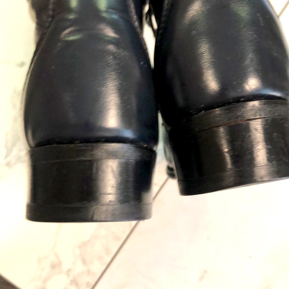 Vintage Laredo Navy Leather Granny Boots 6M - Picture 8 of 11